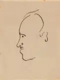 Aldo Bonadei, Homem De Perfil