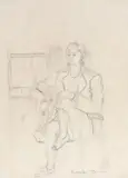 Aldo Bonadei, Mulher Sentada