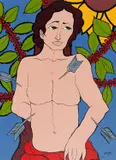 Januário, São Sebastião, 2001, óleo sobre tela