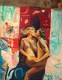 Sepp Baendereck, Sem Título, 1973, óleo sobre tela