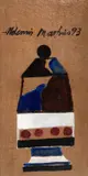 Sem Título by Aldemir Martins, 1993, acrílica sobre juta, offered Oct 2022