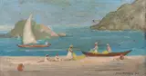 Fulvio Pennacchi, Marinha com Pescadores