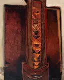 Dina Oliveira, Série Andiroba Pousado, 1989, óleo sobre tela