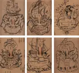 Alberto da Veiga Guignard, Desenhos para Cartão de Natal