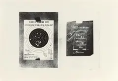 Sem Título by Ubirajara Ribeiro, litogravura em xerox, offered Oct 2022
