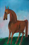 Cavalo by Aldemir Martins, 1975, acrílica sobre tela, offered Oct 2022