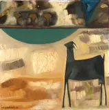 Sem Título by José Júlio de Calasans Neto, 1981, óleo sobre tela, offered Oct 2022