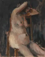 Nu Feminino by Emeric Marcier, 1956, óleo sobre tela, offered Oct 2022