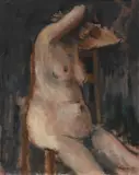 Emeric Marcier, Nu Feminino, 1956, óleo sobre tela