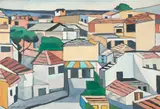Aldo Bonadei, Casarios, 1971, óleo sobre tela
