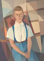 Retrato de Leopoldo Raimo by Samson Flexor, 1953, óleo sobre tela, offered Oct 2022