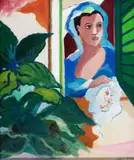 Cícero Dias, Sem Título, óleo sobre tela