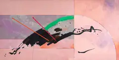 Um Verde by Gilberto Salvador, 1992, acrílica sobre tela, offered Oct 2022