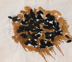 Frans Krajcberg, Sem Título, 1961, relevo sobre papel moldado