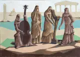 Clóvis Graciano, Sem Título, óleo sobre placa