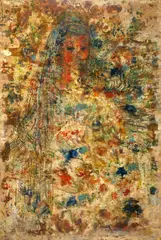 Sem Título by Tran Tho, óleo sobre placa, offered Oct 2022