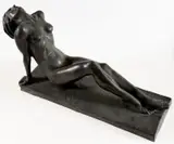 Mulher by Joaquim Figueira, escultura em bronze, offered Aug 2022
