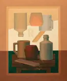 Sem Título by José Maria Dias da Cruz, 1979, óleo sobre tela, offered Aug 2022