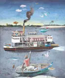 Newton Rezende, Barcos no Araguaia