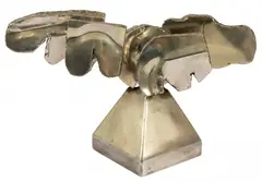 Sem Título by Nicolas Vlavianos, 1975, escultura em aço inox soldada e polida, offered Aug 2022