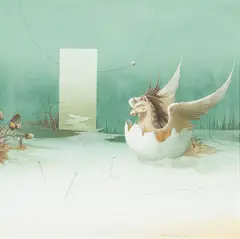 Sem Título by Roni Brandão, 1979, óleo sobre tela, offered Aug 2022