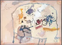 Sem Título by Ubirajara Ribeiro, 1992, aquarela sobre papel, offered Aug 2022
