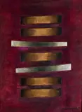 Waldemar da Costa, Movimento IV, 1971, óleo sobre placa