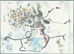 Sem Título by Ubirajara Ribeiro, 1992, aquarela sobre papel, offered Aug 2022