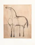 Aldemir Martins, Cavalo, xilogravura