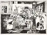 Maciej Babiński, Sem Título, 1965, litogravura