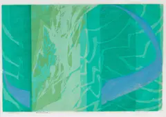 Fayga Ostrower, Sem Título, 1958, litogravura sobre papel