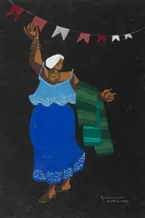 Cartão de Natal by Clóvis Graciano, 1960, guache sobre papel, offered Aug 2022