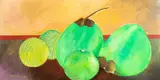 Frutas by Aldemir Martins, 1987, óleo sobre tela, offered Aug 2022