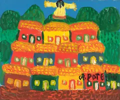 Sem Título by Antônio Poteiro, 1992, óleo sobre tela, offered Aug 2022