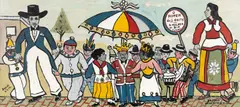 Sem Título by Bajado, 1971, óleo sobre placa, offered Aug 2022