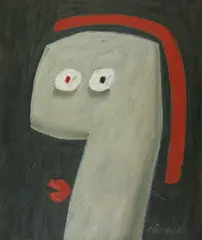Sem Título by Gustavo Rosa, 1981, óleo sobre tela, offered Aug 2022