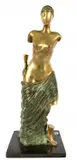 Diego Ortega, Nu Feminino, escultura em bronze