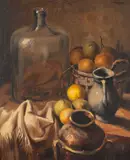 Edgar Oehlmeyer, Natureza Morta, óleo sobre tela