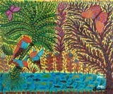Grauben, Pássaros e Borboletas, 1964, óleo sobre tela