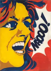 Não by Maurício Nogueira Lima, 1967, acrílica sobre aglomerado, offered Aug 2022