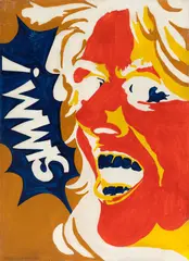 Sim by Maurício Nogueira Lima, 1967, acrílica sobre aglomerado, offered Aug 2022