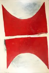 Sem Título by Tomie Ohtake, 1967, óleo sobre tela, offered Aug 2022