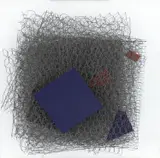 Arthur Luiz Piza, T 237, 2011, arame galvanizado, zinco e acrílica