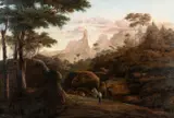 Teresópolis by Nicola Antonio Facchinetti, 1867, óleo sobre tela, offered Aug 2022