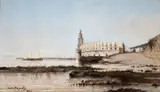 Giovanni Battista Castagneto, Enseada com Edificações e Barcos