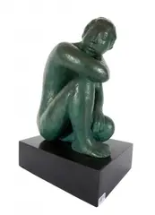 Figura Sentada by Bruno Giorgi, 1970, escultura em bronze, offered Aug 2022
