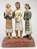 Fulvio Pennacchi, Trio Sertanejo, escultura em cerâmica