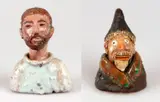 Fulvio Pennacchi, Figura Masculina e Duende, escultura em cerâmica