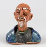 Fulvio Pennacchi, Busto Oriental, escultura em cerâmica
