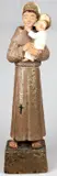 Fulvio Pennacchi, Santo Antônio com Menino Jesus, escultura em cerâmica